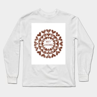 Christmas Greetings.Gingerbread, or pepparkaka , the best traditional cookie at Christmas in Finland Long Sleeve T-Shirt